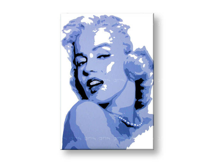 Tablou pictat manual POP Art Marilyn Monroe 1-piese