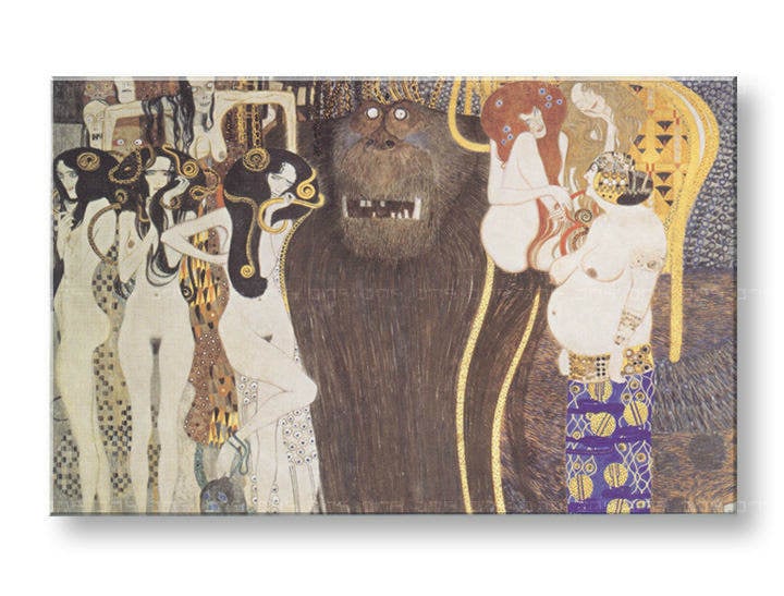 Tablouri THE BEETHOVEN FRIEZE – Gustav Klimt