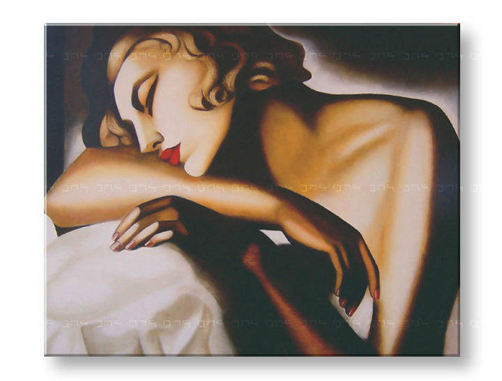 Tablouri GIRL SLEEPING – Tamara de Lempicka
