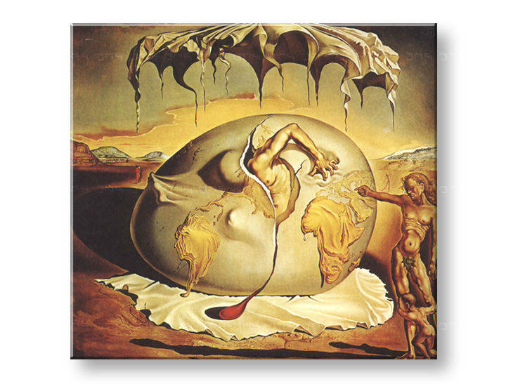 Tablouri GEOPOLITICUS CHILD WATCHING THE BIRTH OF NEW MAN – Salvador Dalí