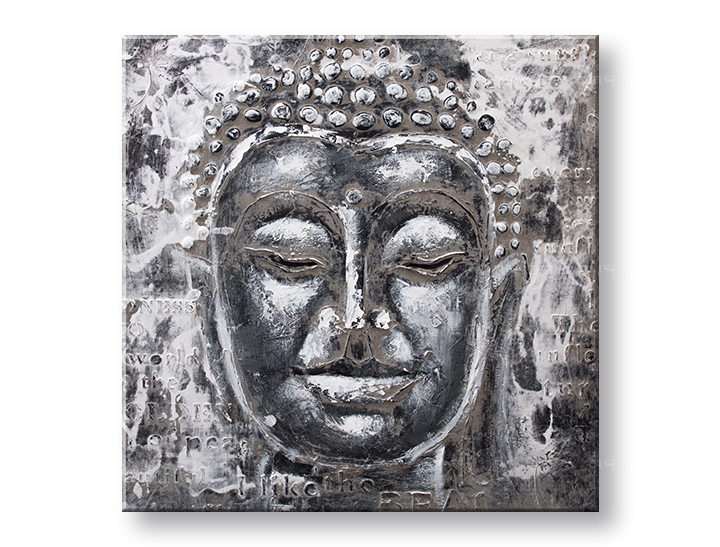 Tablouri pictate manual BUDHA 1-piesa CFAZH4740AE1 - 60x60 cm