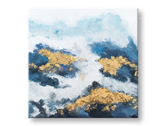 Tablouri pictate manual ABSTRACT 1-piesa 70x70 cm CWF1312ME1