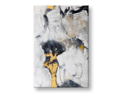 Tablouri pictate manual ABSTRACT 1-piesa 80x120 cm CWF1949SDE1