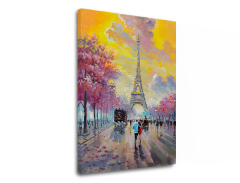 Tablouri canvas PLIMBARE ÎN PARIS 1-piesa XOBCHZH6205E1