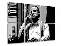 Cei mai mari mafioți pe pânză The Godfather - Vito Corleone cu sticla de scotch