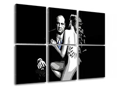 Cei mai mari mafioți pe pânză Sopranos - Tony Soprano cu femeia goală