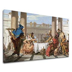 Tablouri canvas Giambattista Tiepolo - The Banquet of Cleopatra