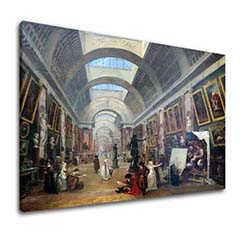 Tablouri canvas Hubert Robert - Project for the Grande Galerie of the Louvre