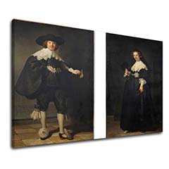 Tablouri canvas Rembrandt - Portrait Of Maerten Soolmans
