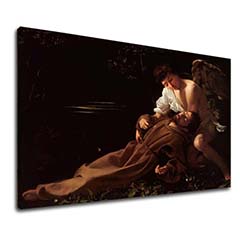 Tablouri canvas Michelangelo Caravaggio - Saint Francis of Assisi in Ecstasy