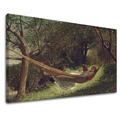 Tablouri canvas Winslow Homer - Girl in the Hammock