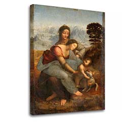 Tablouri canvas Leonardo da Vinci - The Virgin and Child with Saint Anne