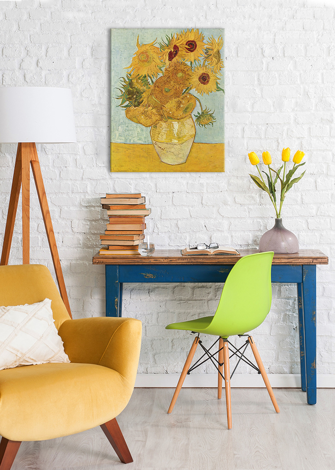 Tablouri canvas Vincent van Gogh - Vase with Twelve Sunflowers