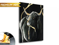 Tablouri canvas PREMIUM ART - Taurul negru