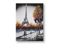 Tablouri pictate manual PARIS 1 piesa 50x70 cm YOBFB566E1/24h