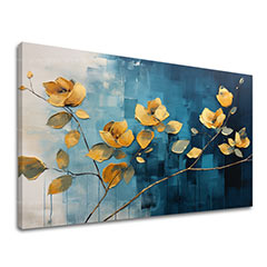 Eleganță atemporală pe pânză Flori abstracte în lumea modernă | 40x60 cm