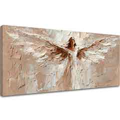 Imagine de înger Îmbrățișare divină | 100% original acrilic pictat