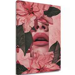 Imagine FLORAL LIPS | Pânză italiană