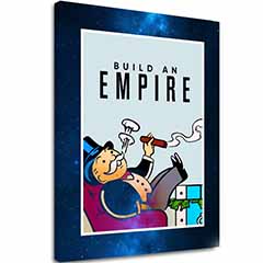 Imagine pe panza BUILD AN EMPIRE - Business Quote