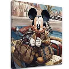 Imaginea de pe pânză - Mickey Mouse on Vacation | dimensiuni diferite