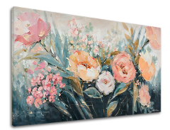 Imaginea pe panza FLOWERS 1 parte XOBCH1972WE1 | 100x50 cm