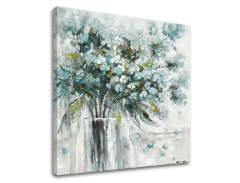 Imaginea pe panza FLOWERS IN THE VASE 1 parte XOBCH1673WE1 | 50x50 cm