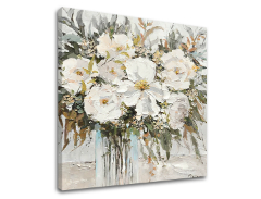 Imaginea pe panza FLOWERS IN THE VASE 1 parte XOBCH1674WE1 | 50x50 cm