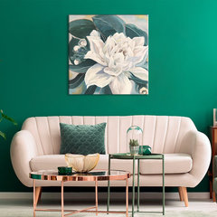 Imaginea pe panza KITTICA CU FETE VERZI 70x70 cm