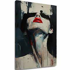 Imaginea pe panza Red Lips - Dramatic Design
