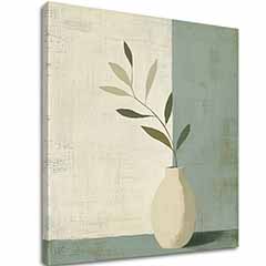 Imaginea pe panza Vase pe bej - decoratiuni moderne