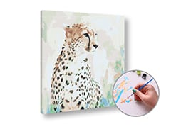 Paint by Numbers - Cheetah la vânătoare