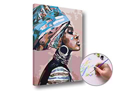 Paint by Numbers - Femeie cu turban