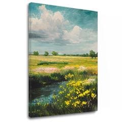 Peisaj pe pânză Între cer și pământ | 40x50 cm