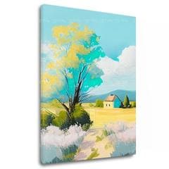 Peisaj pe pânză Peisaj în liniște deplină | 100x90 cm