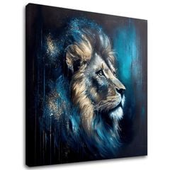 Pictură decorativă pe pânză - PREMIUM ART - Lion's Strength and Grace