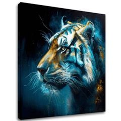 Pictură decorativă pe pânză - PREMIUM ART - Tiger's Mighty Spirit