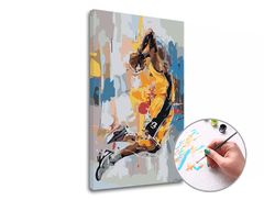 Pictură după numere KOBE BRYANT MEMORY | dificultate scăzută