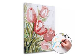 Pictură după numere TULIPANES | dificultate scăzută