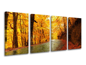 Pictură murală în 4 părți ARBORI ST004E41