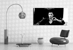 Pictură POP Art pictată manual Scarface 140x70 cm