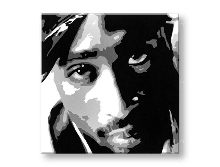 Tablou pictat manual POP Art 2 PAC 1-piese 