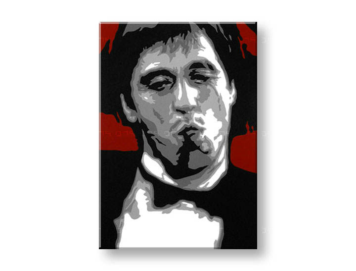 Tablou pictat manual POP Art AL PACINO 1-piese