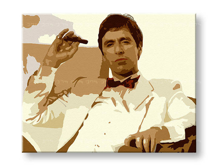 Tablou pictat manual POP Art AL PACINO 1-piese 