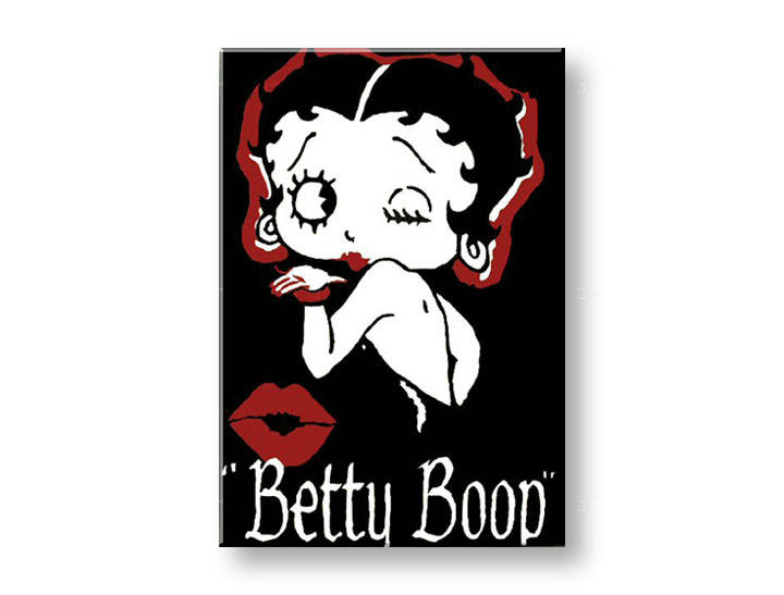 Tablou pictat manual POP Art Betty Boop 1-piese