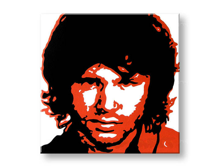 Tablou pictat manual POP Art Jim Morrison 1-piese 