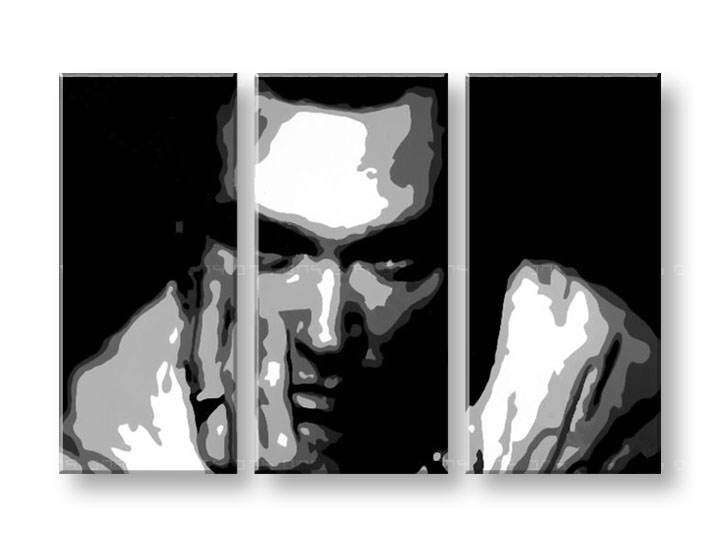 Tablou pictat manual POP Art Morrisey 3-piese 