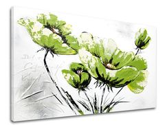 Reproducere de autor pe pânză FLOWERS 45x30 cm