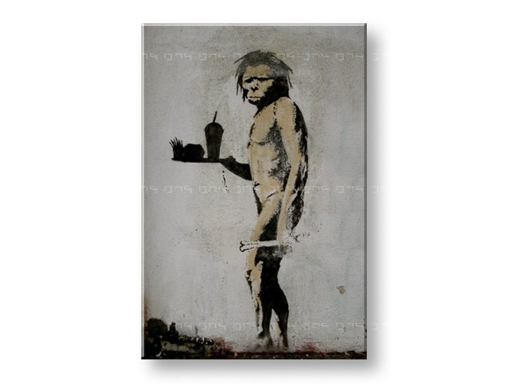 Tablouri 1-piese Street ART – Banksy BA029O1 -  40x60 cm