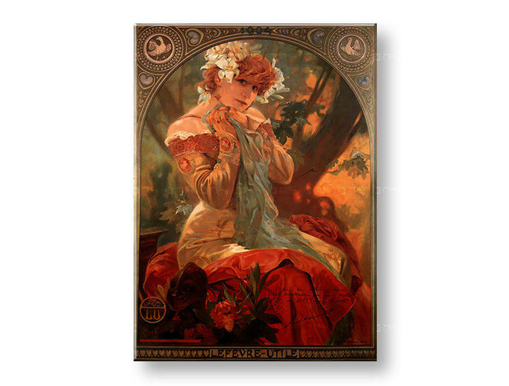 Tablouri  BISQUITS LEFEVRE UTILE – Alfons Mucha