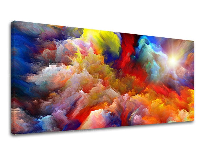 Tablouri canvas ABSTRACT Panorama AB031E13 -  50x100 cm